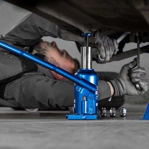 Домкрат гидравлический бутылочный телескопический, 6 т, H подъема 170-420 мм Stels по ценам производителя в Челябинске с доставкой по всей России