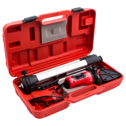 Лазерный уровень самовыравнивающийся, 150 мм, штатив 1150 мм, набор в пластиковом кейсе Matrix по ценам производителя в Челябинске с доставкой по всей России