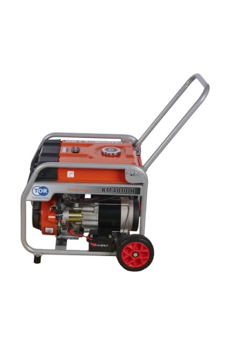 Генератор бензиновый 3,3 кВт 220В 16 л с электростартером и колесами TOR KM4800H по ценам производителя в Челябинске с доставкой по всей России