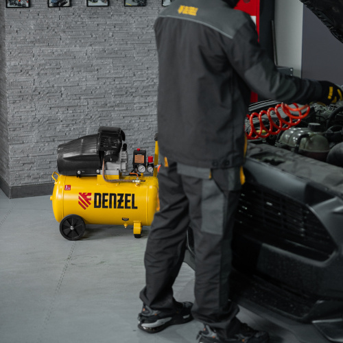 Компрессор воздушный прям. привод DCV1800/50, 1,8 кВт, 50 литров, 320 л/мин Denzel по ценам производителя в Челябинске с доставкой по всей России
