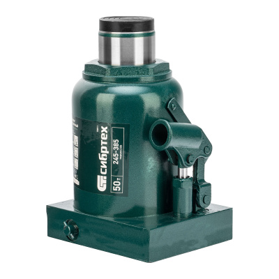 Домкрат гидравлический бутылочный, 50 т, 245-385 мм Сибртех купить в Москве с доставкой по всей России | ProtosMarket.ru