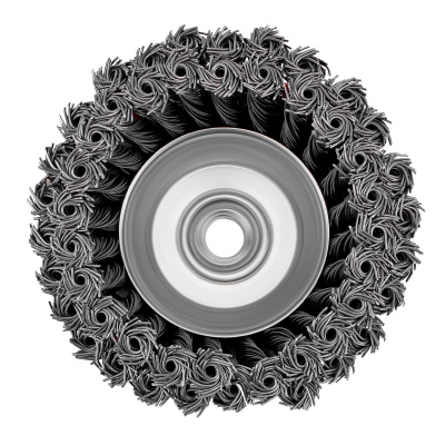 Щетка для УШМ, 125 мм, М14, "чашка", двухрядная, крученая проволока 0.8 мм Matrix по ценам производителя в Челябинске с доставкой по всей России