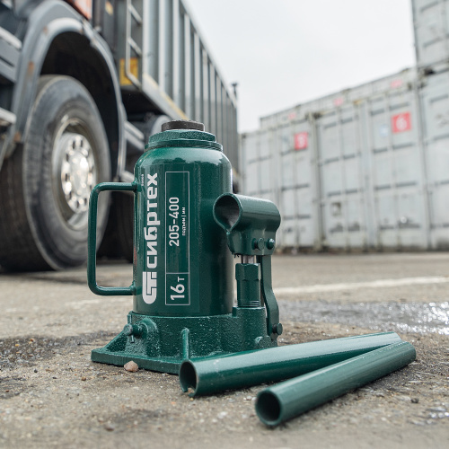 Домкрат гидравлический бутылочный, 16 т, 205-400 мм Сибртех по ценам производителя в Челябинске с доставкой по всей России