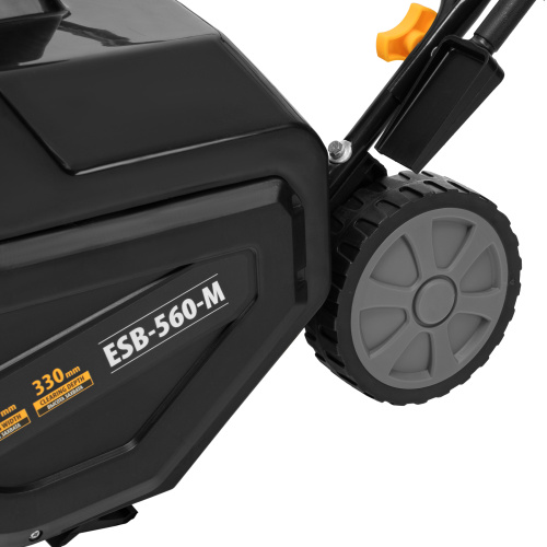 Электрическая снегоуборочная машина ESB-560-M, 2,5 кВт, металлический шнек, LED фара Denzel по ценам производителя в Челябинске с доставкой по всей России