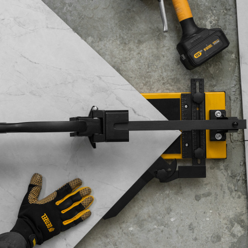 Плиткорез рельсовый 1000х16мм, каретка на подш., стальная станина, усил. рукоятка-пенал Denzel по ценам производителя в Челябинске с доставкой по всей России