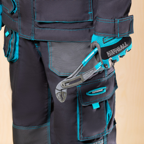 Клещи переставные, обливные рукоятки, хром-ванадий, 240 мм Gross по ценам производителя в Челябинске с доставкой по всей России