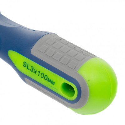 Отвертка, SL3 х 100 мм, CrV, трехкомпонентная рукоятка Сибртех по ценам производителя в Челябинске с доставкой по всей России