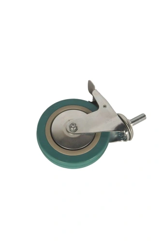 Колесо аппаратное поворотное SCtgb 55 125 мм с болтом и тормозом (N) по ценам производителя в Челябинске с доставкой по всей России