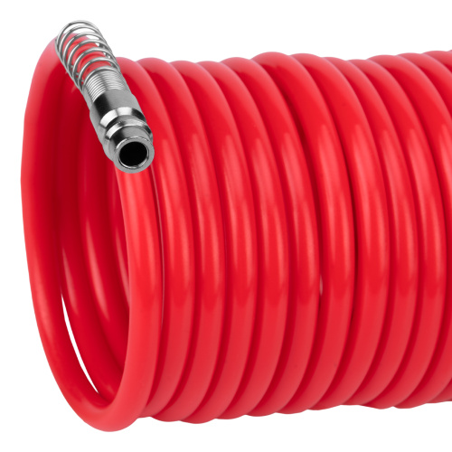 Шланг спиральный воздушный, 15 м, с быстросъемными соединениями Matrix по ценам производителя в Челябинске с доставкой по всей России