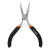 Длинногубцы изогнутые Mini, 130 мм, никелированные, авторазжим Sparta по ценам производителя в Челябинске с доставкой по всей России