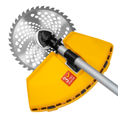 Триммер бензиновый DT-52E, 52 см3, неразъемная штанга, электростартер, состоит из 2 частей Denzel по ценам производителя в Челябинске с доставкой по всей России