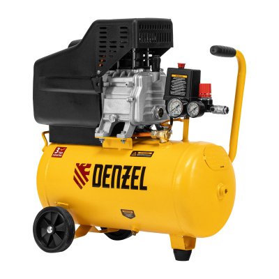 Компрессор воздушный DC1500/24, прямой привод, 1.5 кВт, 24 литра, 220 л/мин Denzel по ценам производителя в Челябинске с доставкой по всей России