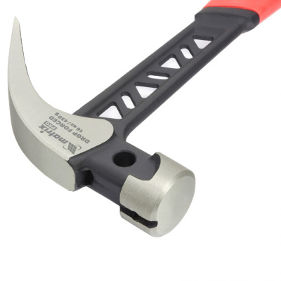 Молоток-гвоздодер, 450 г, цельнокованый, боек с магнитом, двухкомпонентная обрезиненная рукоятка Matrix Pro по ценам производителя в Челябинске с доставкой по всей России