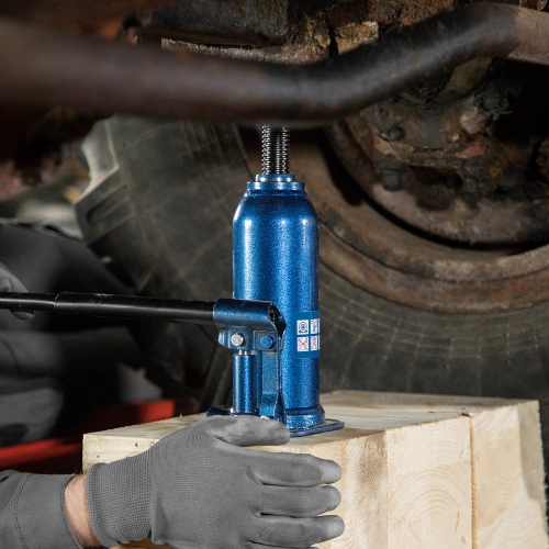 Домкрат гидравлический бутылочный, 8 т, h подъема 222-447 мм Stels по ценам производителя в Челябинске с доставкой по всей России