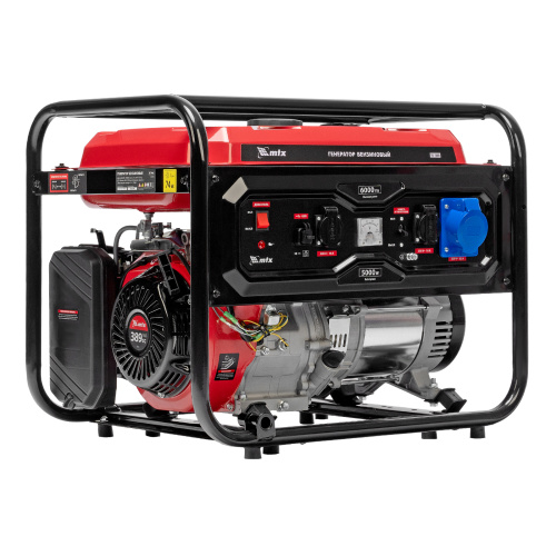 Генератор бензиновый RS-7000, 6 кВт, 230В, ручной стартер MTX по ценам производителя в Челябинске с доставкой по всей России