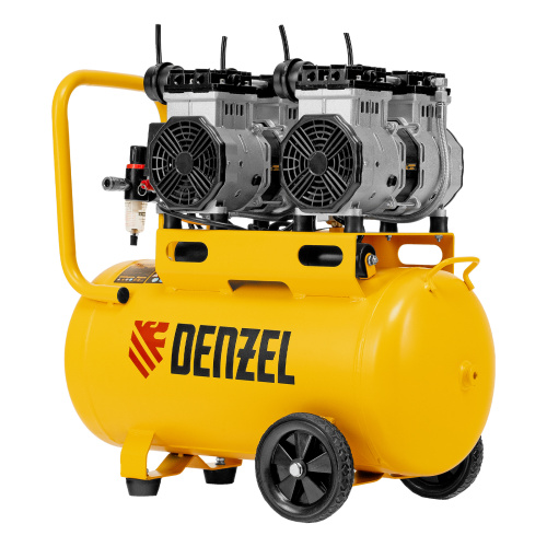 Компрессор безмасляный, малошумный DLS 2200/50, 2200 Вт, 2x1100, 50 л, 380 л/мин Denzel по ценам производителя в Челябинске с доставкой по всей России