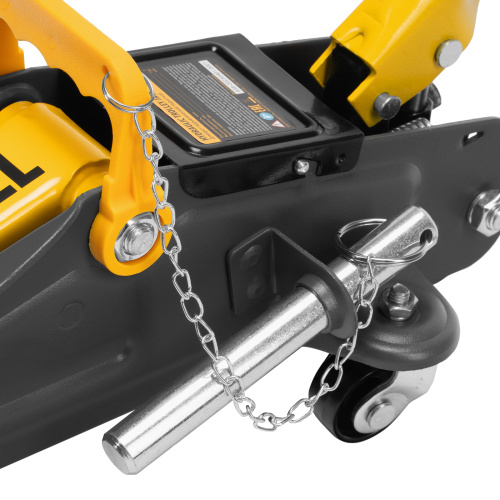 Домкрат гидравлический подкатной с фиксатором, 2,8 т, 135-385 мм Denzel по ценам производителя в Челябинске с доставкой по всей России