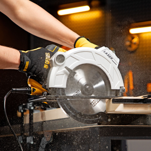 Пила циркулярная CS-210, 1800 Вт, 210 мм Denzel по ценам производителя в Челябинске с доставкой по всей России