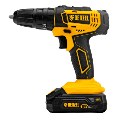 Дрель-шуруповерт аккумуляторная ударная CID-18-02BM, Li-Ion, 18 В, 2 акк. Denzel по ценам производителя в Челябинске с доставкой по всей России