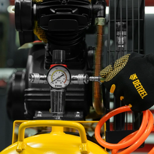 Компрессор воздушный BCV2300/100, ременный привод, 2.3 кВт, 100 литров, 440 л/мин Denzel по ценам производителя в Челябинске с доставкой по всей России