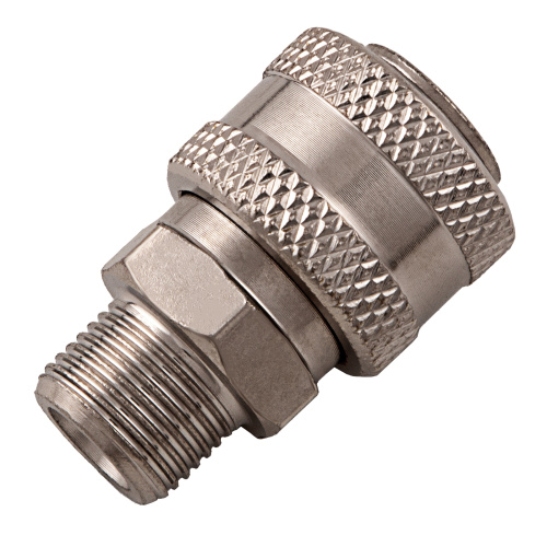 Муфта универсальная быстросъемная ("мама") 3/8, внешняя резьба, 2 шт, Stels по ценам производителя в Челябинске с доставкой по всей России