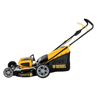 Газонокосилка аккумуляторная бесщеточная RLM450-36, Li-ion, 36 В, 4 Ач, 450 мм, травосборник 40 л Denzel по ценам производителя в Челябинске с доставкой по всей России