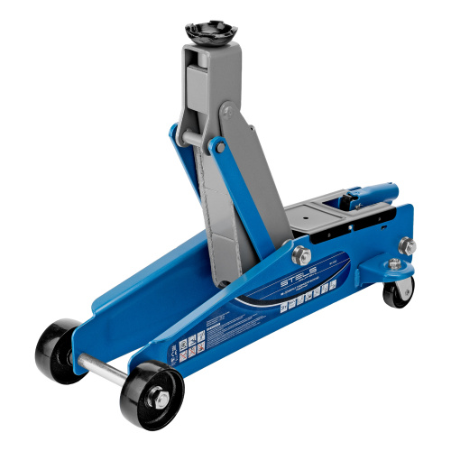 Домкрат гидравлический подкатной, высокий подъем, 3т, SUV, 190-535 мм, в кейсе Stels по ценам производителя в Челябинске с доставкой по всей России