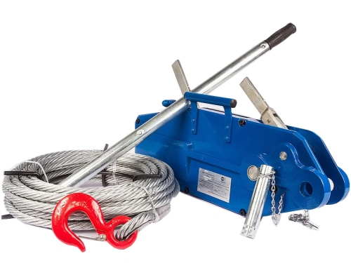 Лебедка рычажная тросовая TOR МТМ 3200 3,2 т L=20м (стальной корпус) по ценам производителя в Челябинске с доставкой по всей России