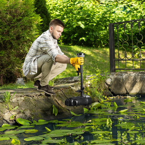 Насос фонтанный FNP90-39, 92 Вт, подъем 3,9 м, 3200 л/ч, колокольчик/каскад/гейзер Denzel по ценам производителя в Челябинске с доставкой по всей России