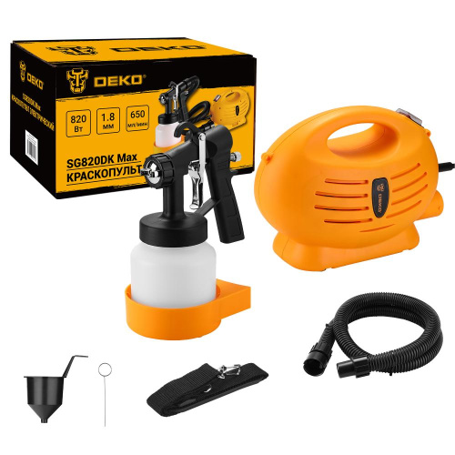 Краскопульт электрический DEKO SG820DK Max, 800 мл, 820Вт по ценам производителя в Челябинске с доставкой по всей России
