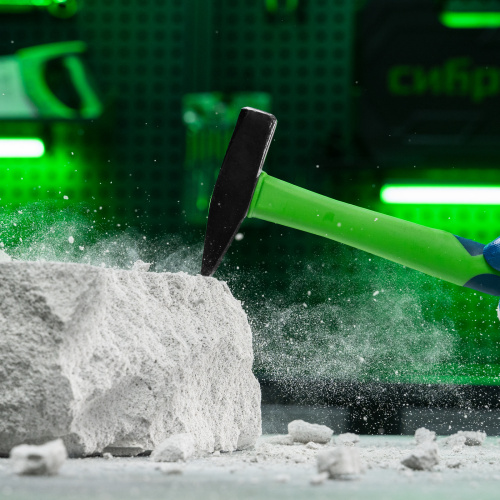 Молоток слесарный, 300 г, фибергласовая обрезиненная рукоятка Сибртех по ценам производителя в Челябинске с доставкой по всей России