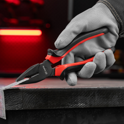 Плоскогубцы комбинированные Black Nickel, 200 мм, двухкомпонентные рукоятки Matrix по ценам производителя в Челябинске с доставкой по всей России