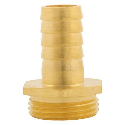 Штуцер для шланга 3/4" с наружной резьбой G1" Denzel по ценам производителя в Челябинске с доставкой по всей России