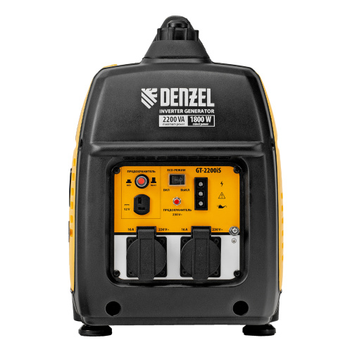 Генератор инверторный GT-2200iS, 2.2 кВт, 230 В, бак 4 л, закрытый корпус, ручной старт Denzel по ценам производителя в Челябинске с доставкой по всей России