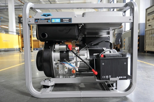 Генератор дизельный 5,0 кВт 220В с электростартером и колесами TOR KM5000D по ценам производителя в Челябинске с доставкой по всей России