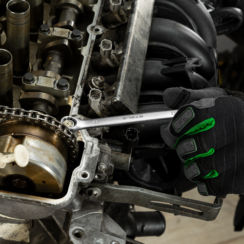 Набор ключей комбинированных 6-32 мм, 26 шт, CrV, матовый хром Stels по ценам производителя в Челябинске с доставкой по всей России