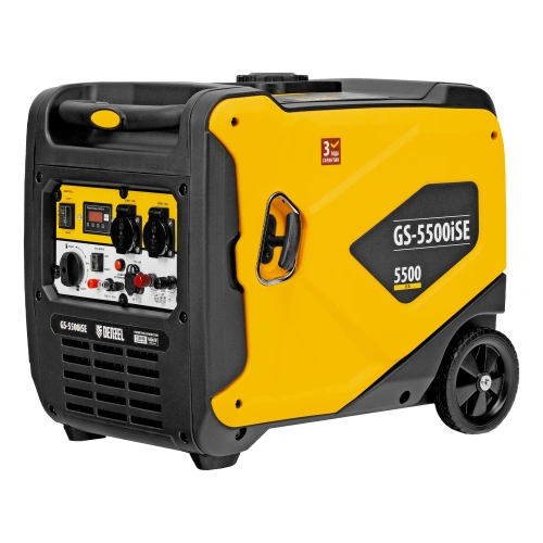 Генератор инверторный GS-5500iSE, 5,5 кВт, 230 В, закрытый корпус,электростартер Denzel по ценам производителя в Челябинске с доставкой по всей России