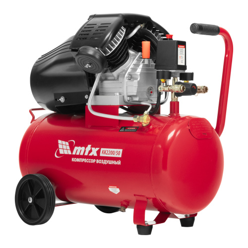 Компрессор воздушный КК-2200/50, 2,2 кВт, 350 л/мин, 50 л, прямой привод, масляный MTX по ценам производителя в Челябинске с доставкой по всей России