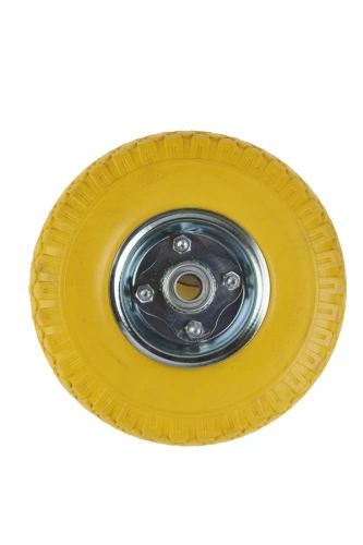 Колесо литое полиуретановое 260 мм PU 1804 с железным ободом (20 мм шариковый подишпник) по ценам производителя в Челябинске с доставкой по всей России