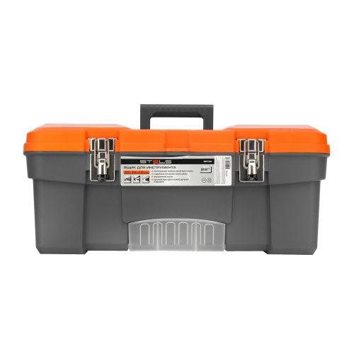 Ящик для инструмента с мет. замками 22", 560х285x235 мм Stels по ценам производителя в Челябинске с доставкой по всей России