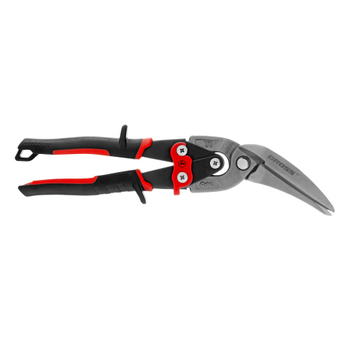 Ножницы по металлу "Piranha", 270 мм, прямой и левый проходной рез, сталь СrMo, двухкомпонентные рукоятки Gross по ценам производителя в Челябинске с доставкой по всей России