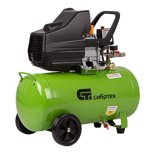Компрессор воздушный КК-1500/50, 1.5 кВт, 198 л/мин, 50 л, прямой привод, масляный Сибртех по ценам производителя в Челябинске с доставкой по всей России