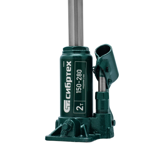 Домкрат гидравлический бутылочный, 2 т, 150-280 мм Сибртех по ценам производителя в Челябинске с доставкой по всей России