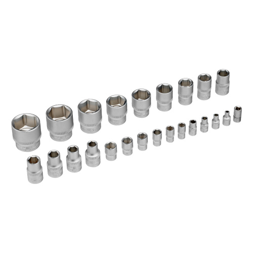 Набор инструментов, 1/2", 1/4", CrV, пластиковый кейс 76 предметов Stels по ценам производителя в Челябинске с доставкой по всей России