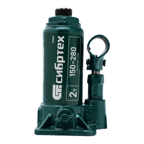 Домкрат гидравлический бутылочный, 2 т, 150-280 мм Сибртех по ценам производителя в Челябинске с доставкой по всей России