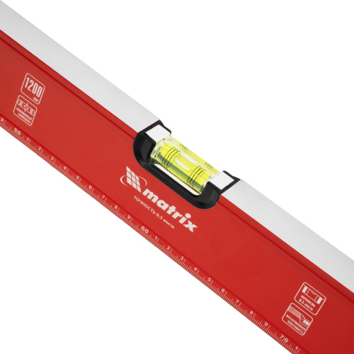 Уровень алюминиевый, фрезерованный, 3 глазка, рукоятки, 1200 мм Matrix по ценам производителя в Челябинске с доставкой по всей России