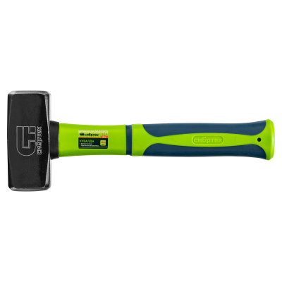 Кувалда, 1000 г, фибергласовая обрезиненная рукоятка Сибртех по ценам производителя в Челябинске с доставкой по всей России