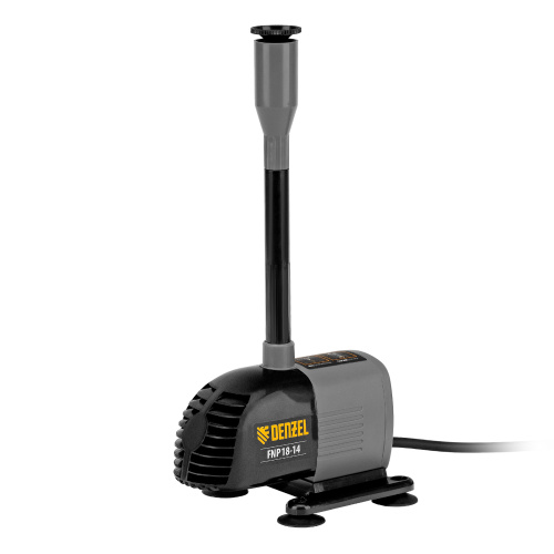 Насос фонтанный FNP18-14, 18 Вт, подъем 1,4 м, 750 л/ч, колокольчик/каскад Denzel по ценам производителя в Челябинске с доставкой по всей России