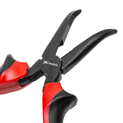 Длинногубцы изогнутые Black Nickel, 160 мм, двухкомпонентные рукоятки Matrix по ценам производителя в Челябинске с доставкой по всей России