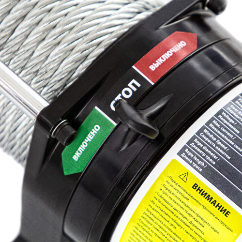 Лебедка автомобильная электрическая LB-3000.3.6 т, 3.4 кВт, 12 В Denzel по ценам производителя в Челябинске с доставкой по всей России